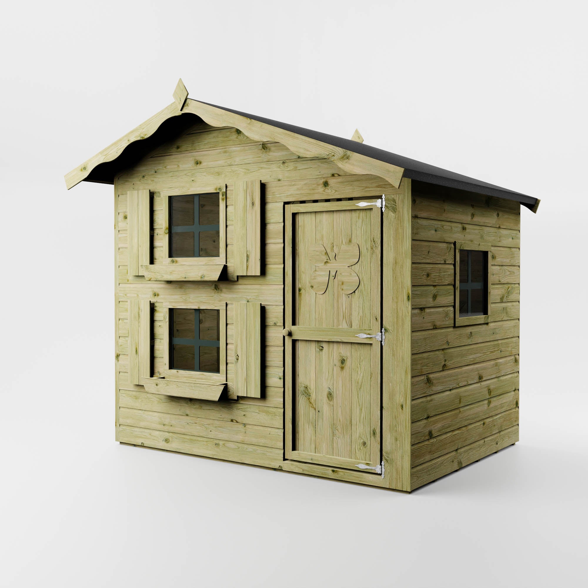 7 x 5 Snowdrop Wooden Playhouse with Loft