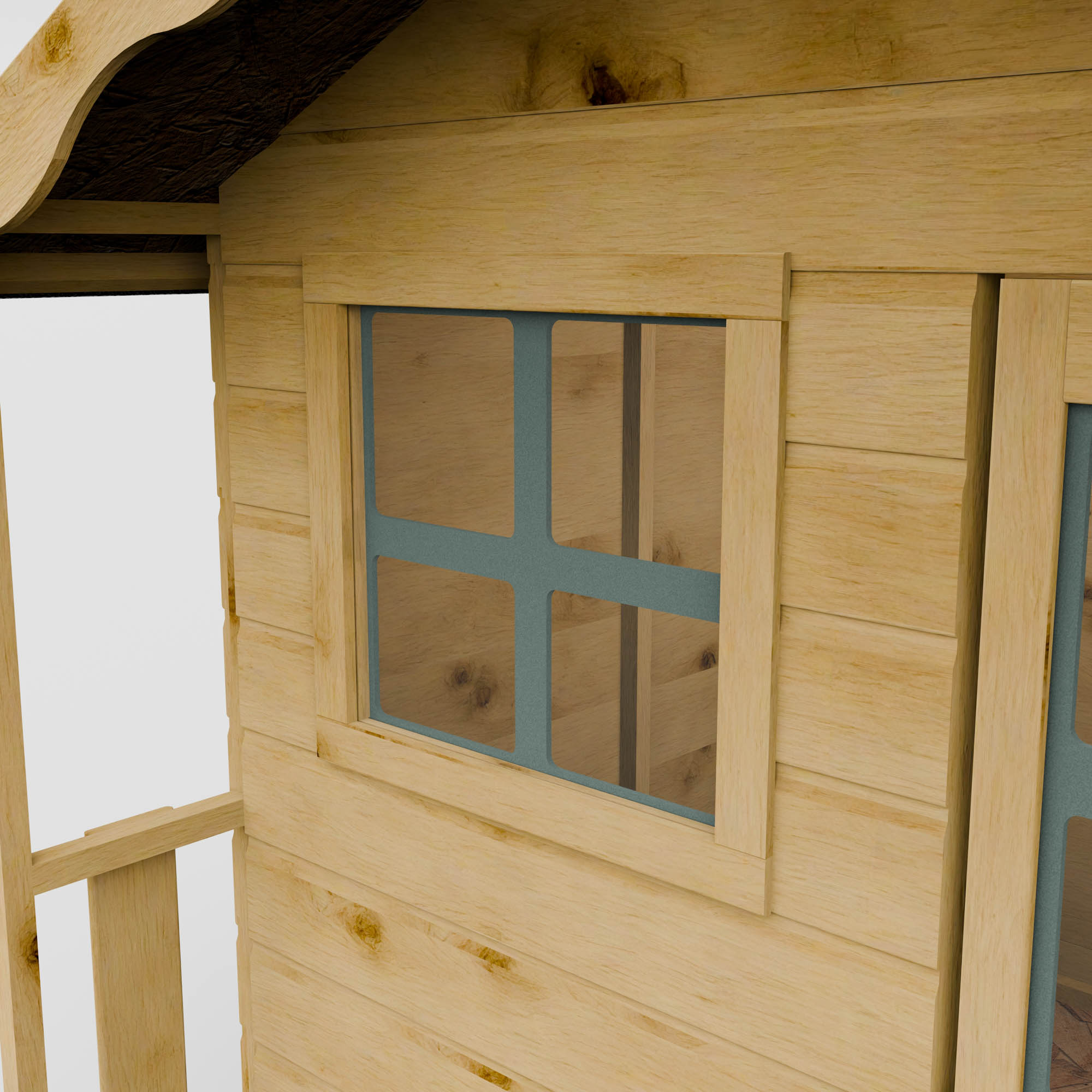 5 x 5 Poppy Wooden Playhouse