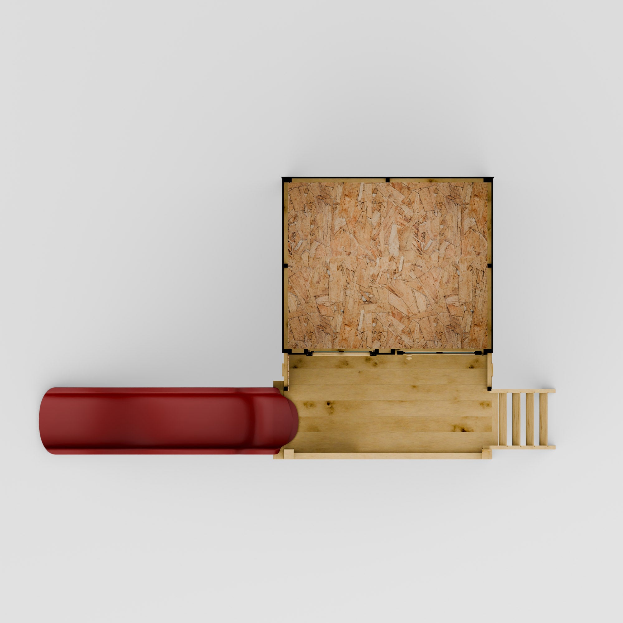 Poppy Tower Wooden Playhouse with Slide