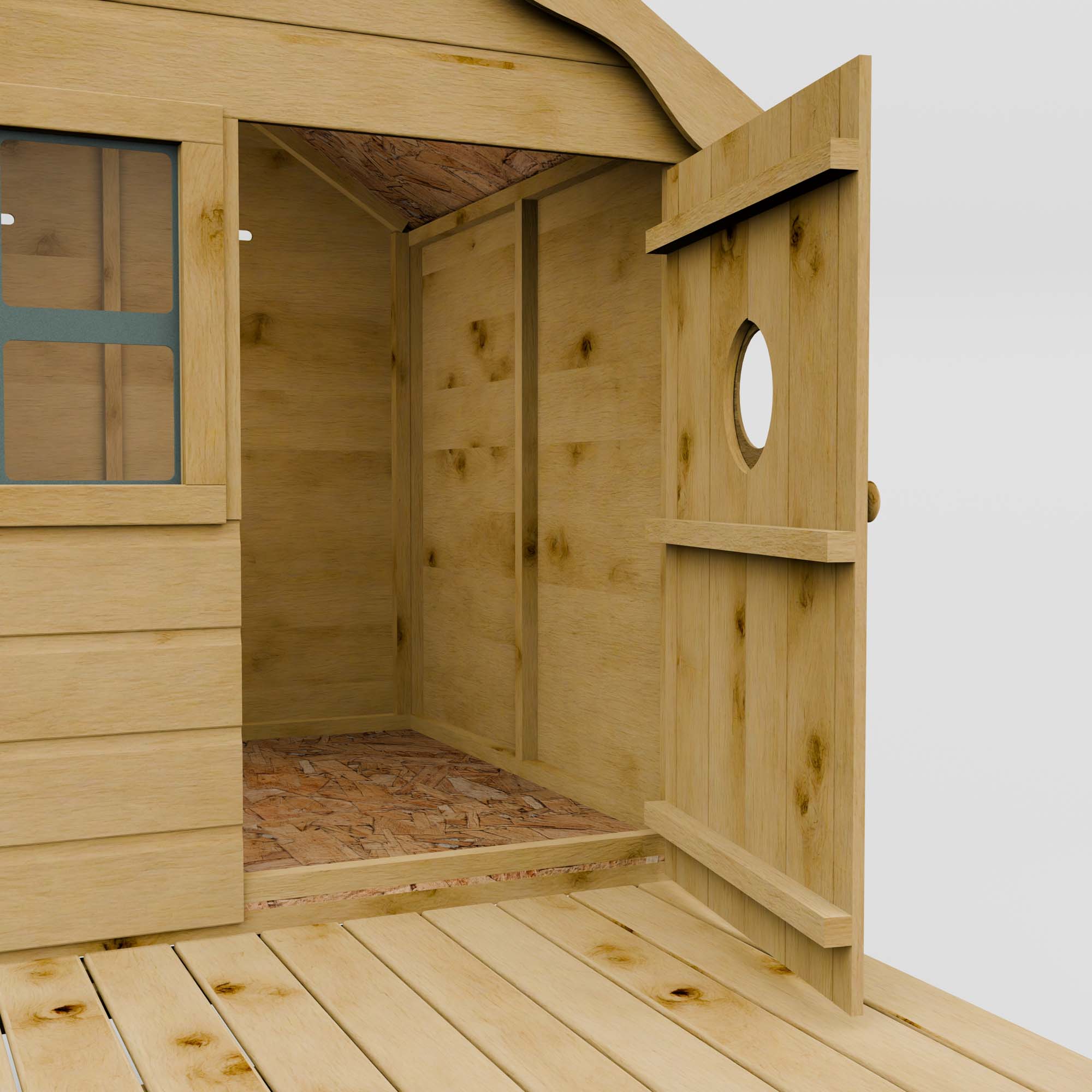 Snug Tower Wooden Playhouse