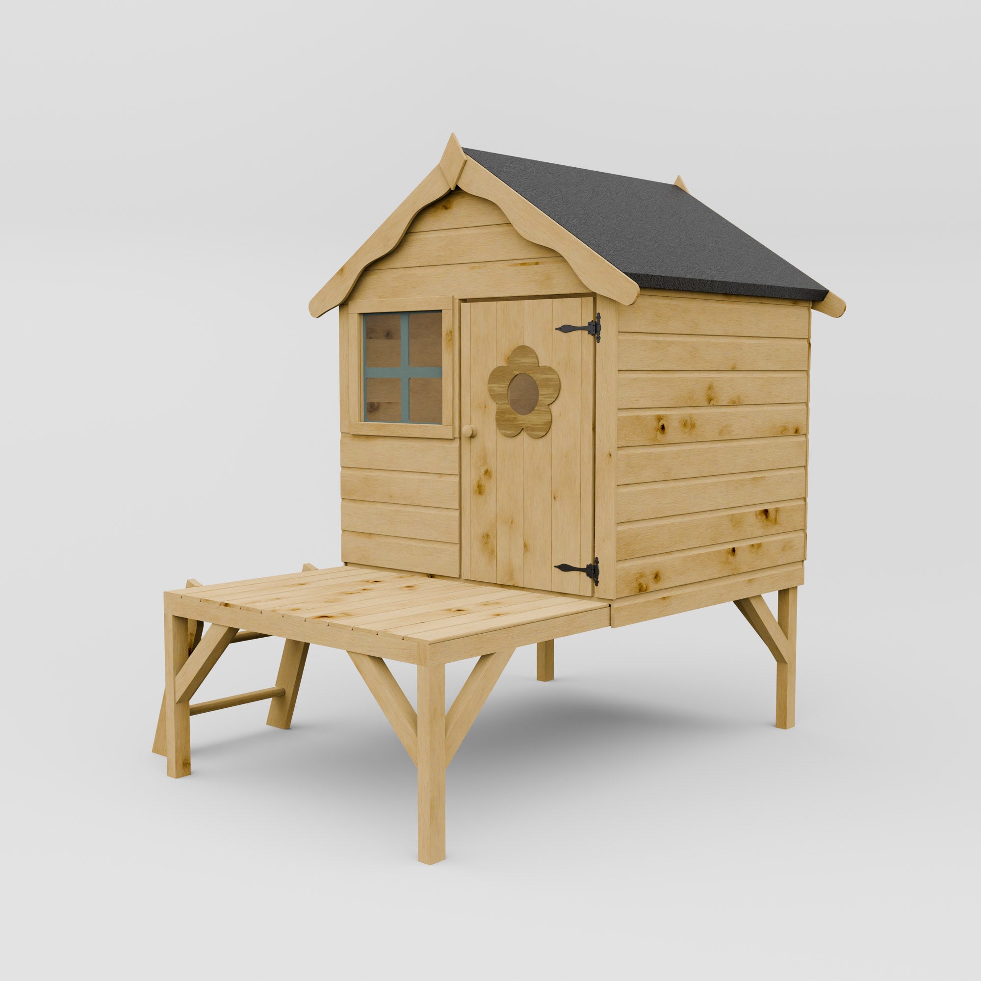 Snug Tower Wooden Playhouse