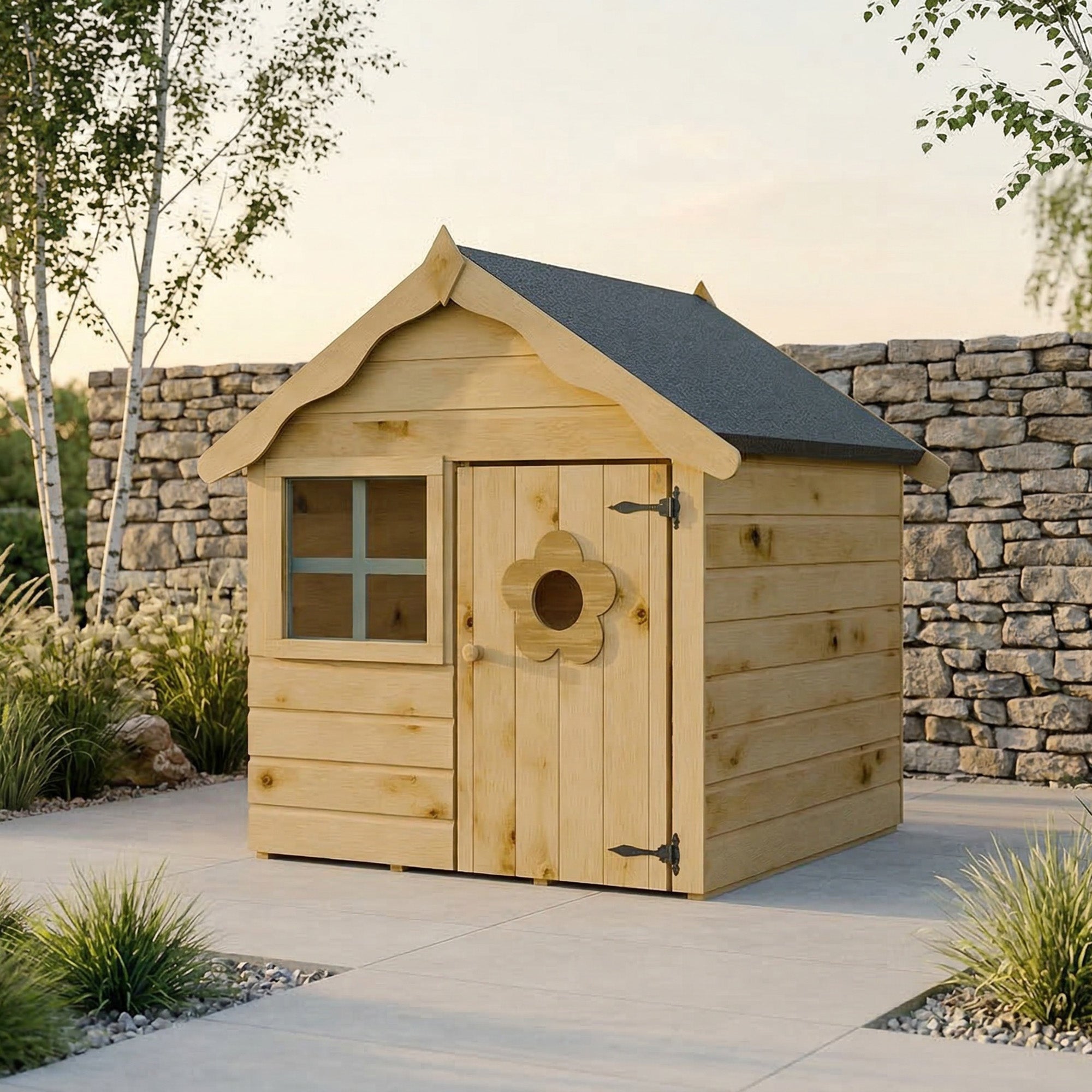4 x 4 Snug Wooden Playhouse