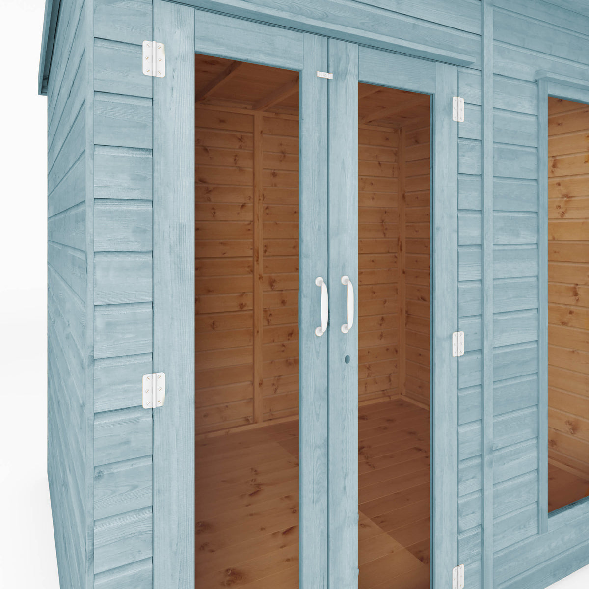 Refurbished Lakeside 12 x 6 Maine Summerhouse with Right Side Shed