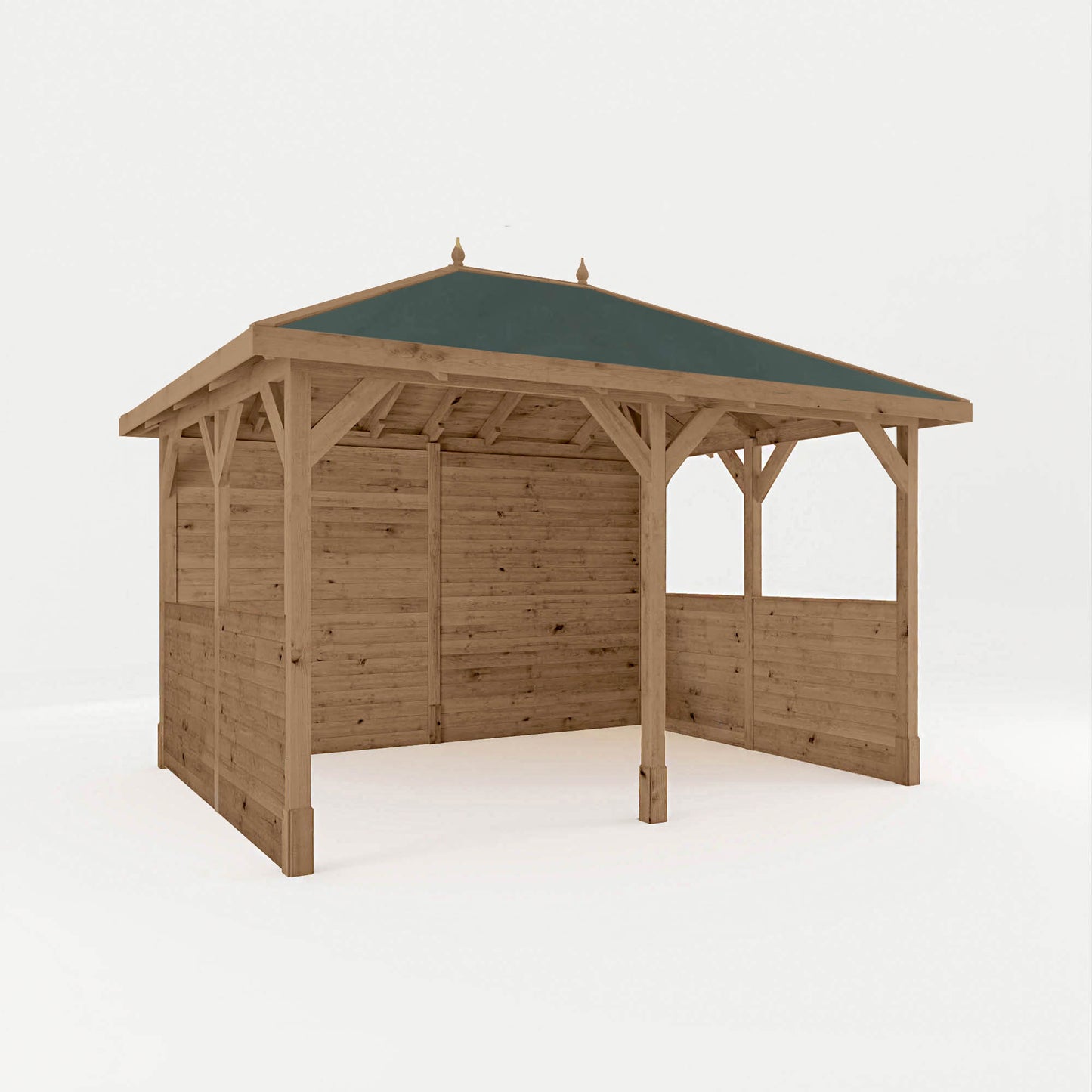 4m x 3m Pressure Treated Gazebo With Panels