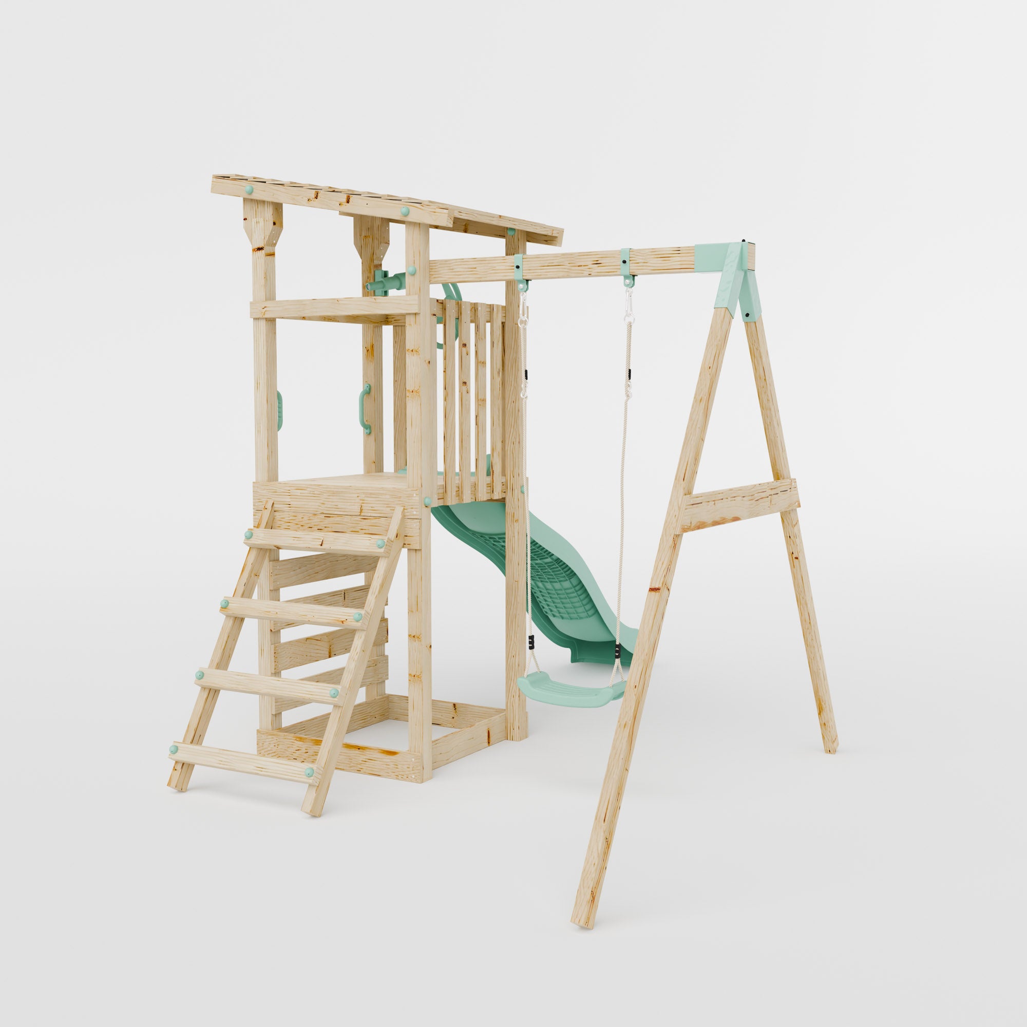 Climbing Frame With Single Swing - Willow Way I