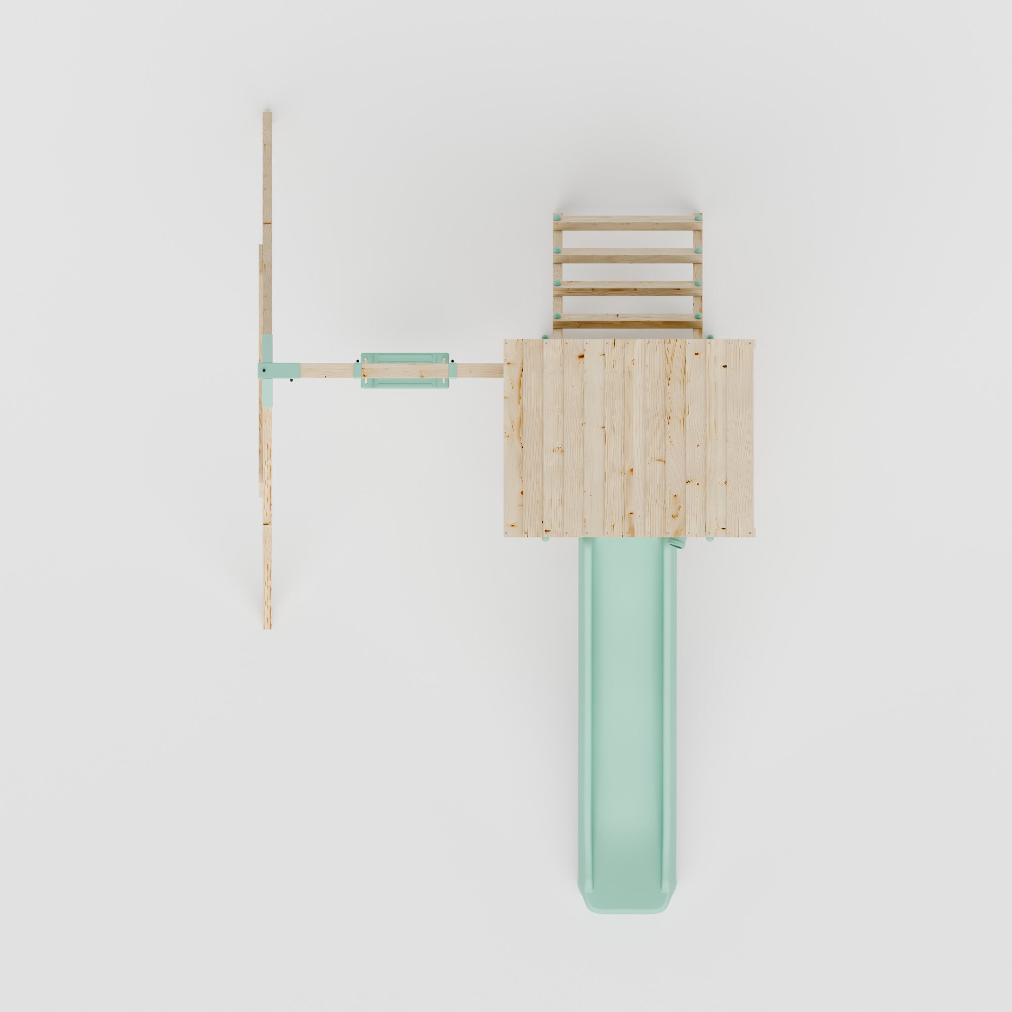 Climbing Frame With Single Swing - Willow Way I