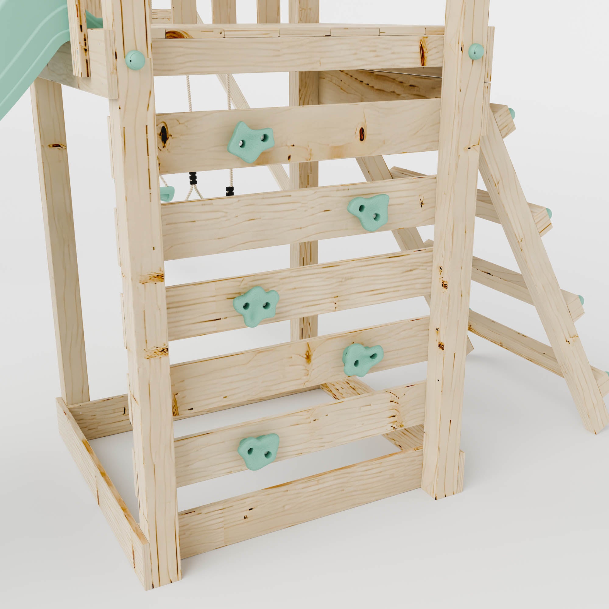 Climbing Frame With Double Swing - Willow Way III