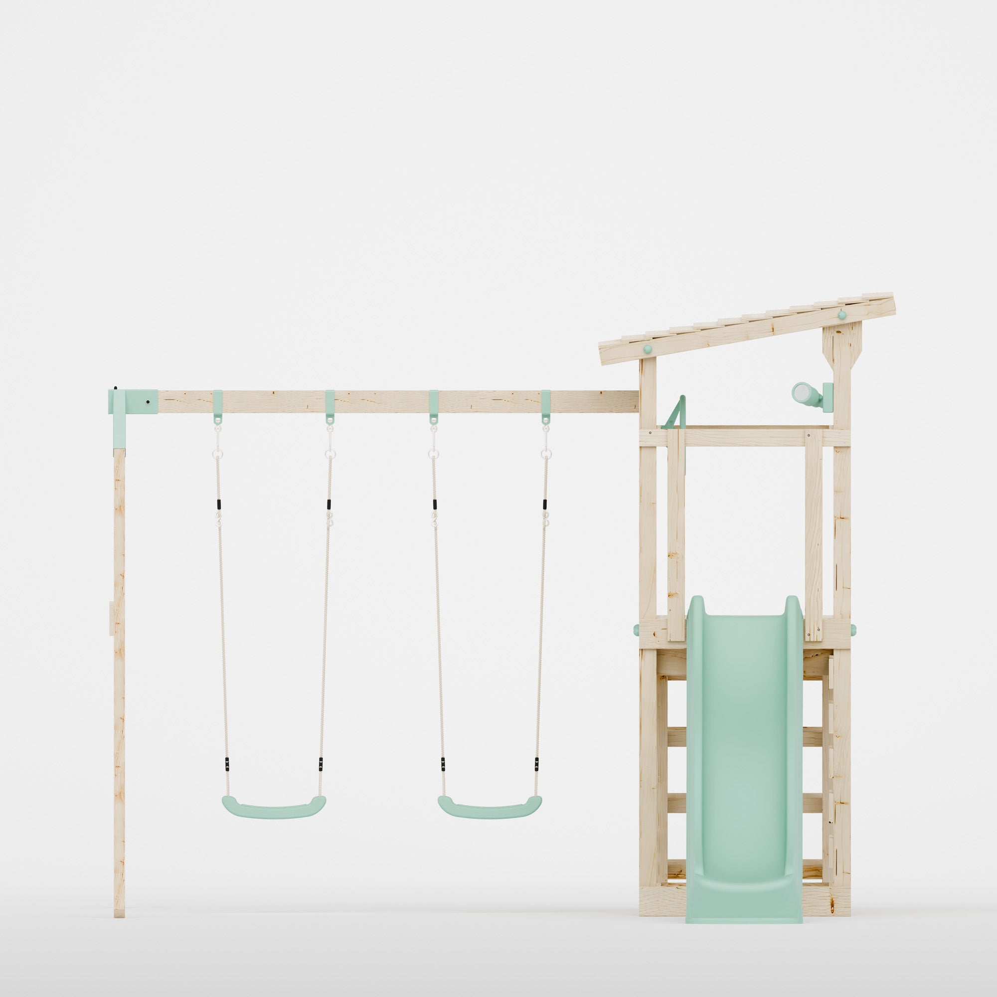 Climbing Frame With Double Swing - Willow Way III