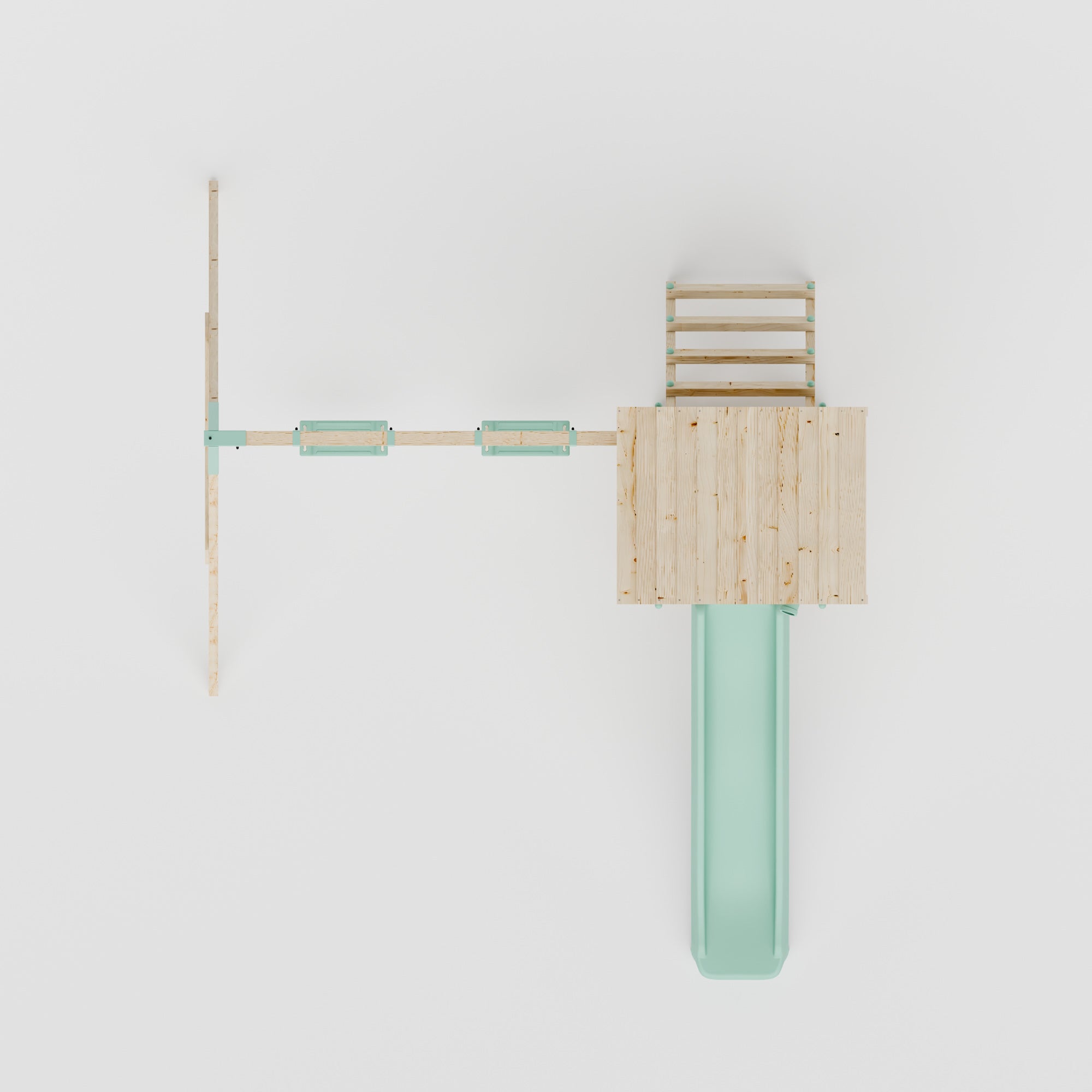 Climbing Frame With Double Swing - Willow Way III