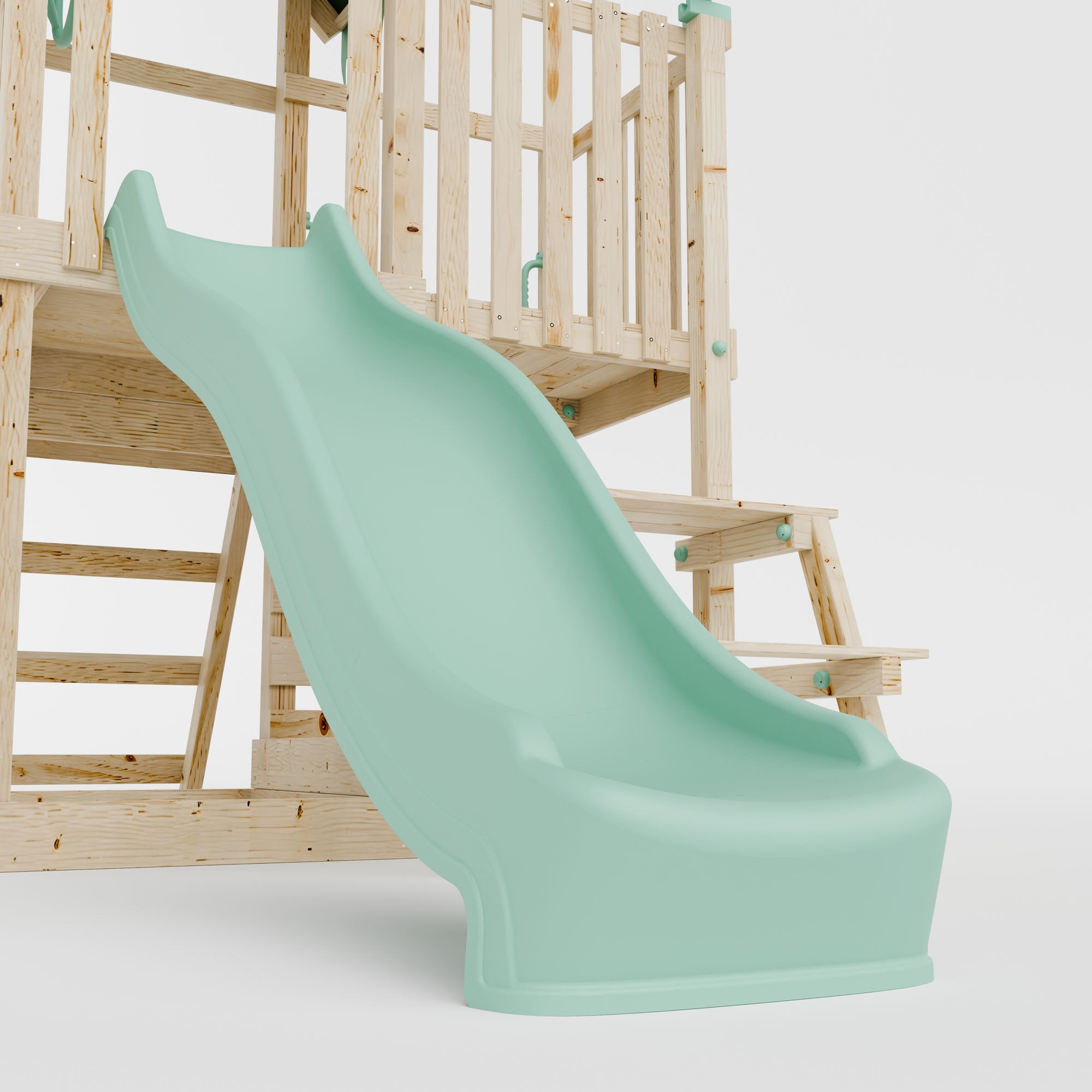 Extended Climbing Frame With Single Swing & Picnic Table - Fernshade Retreat I