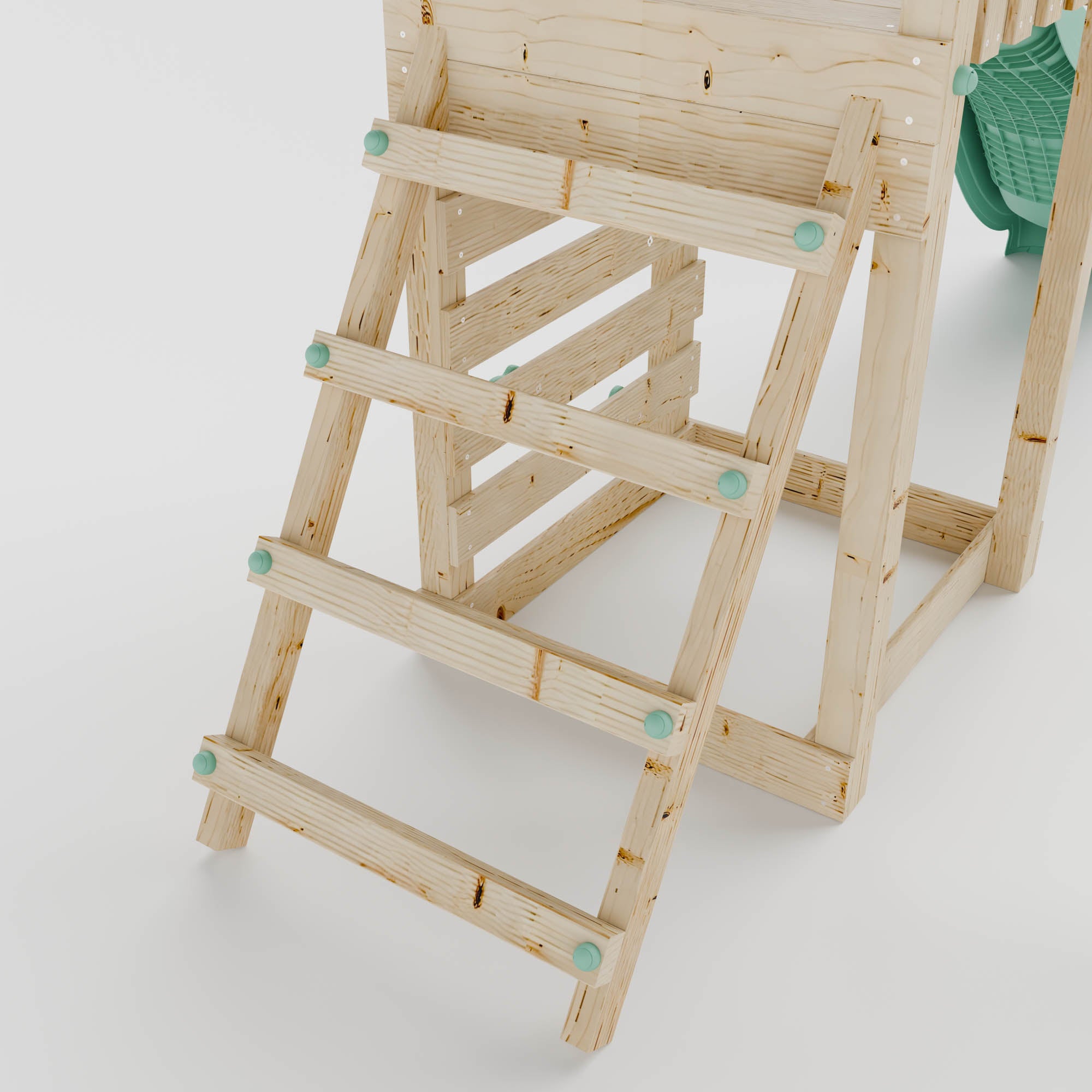 Climbing Frame With Single Swing - Eldertree Forest I