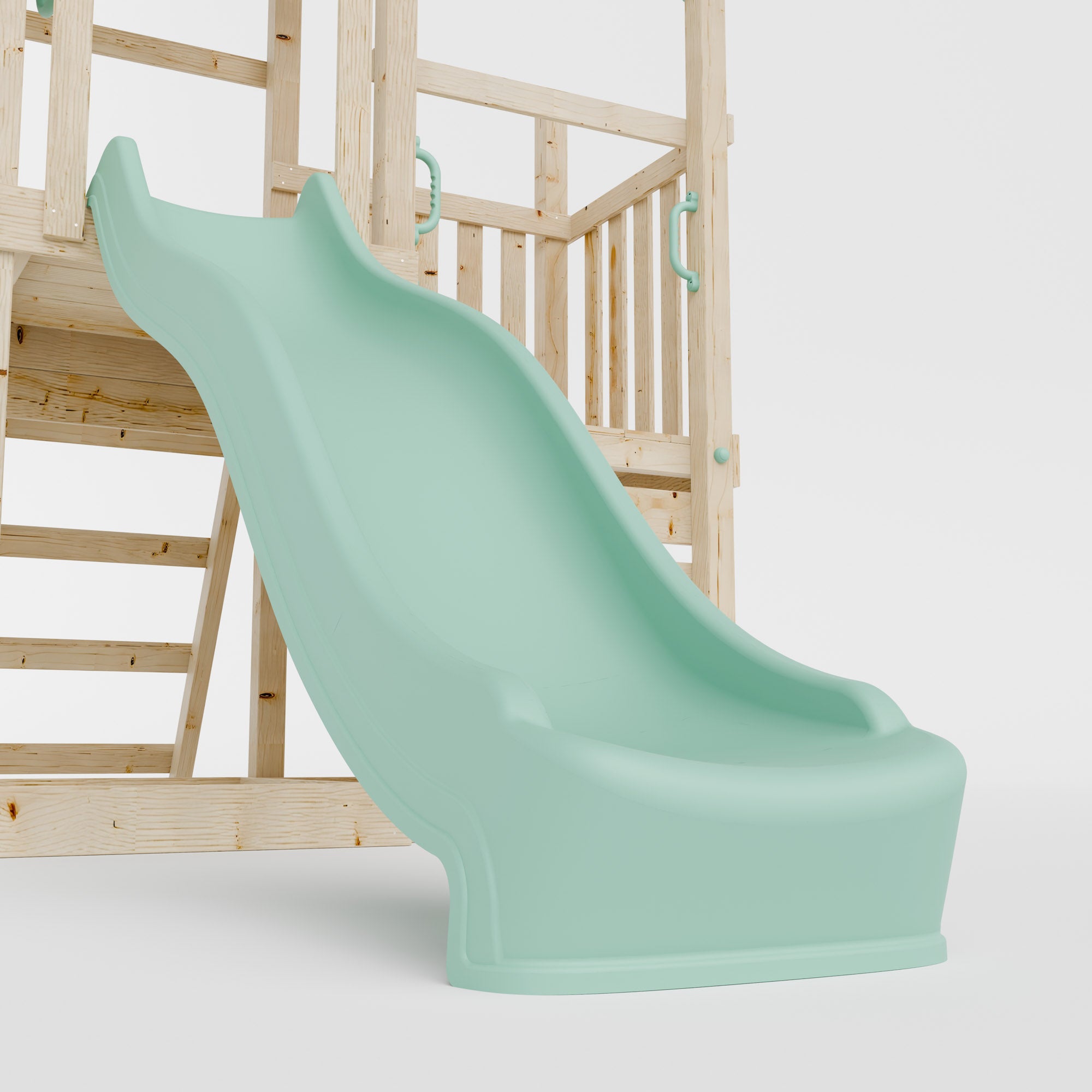 Climbing Frame With Step Up & Single Swing - Willow Way IV