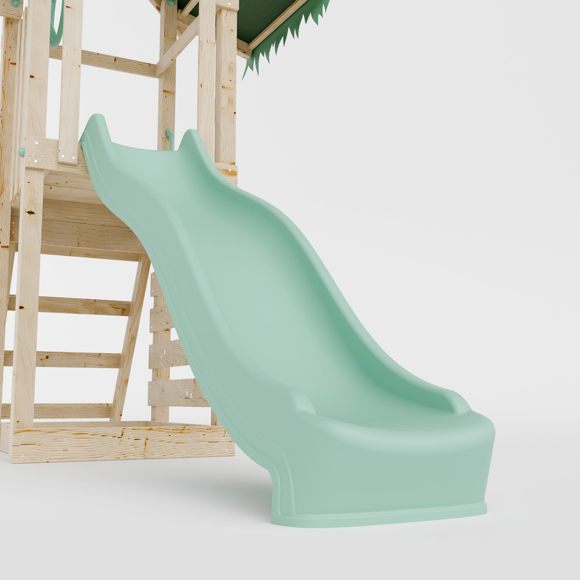 Climbing Frame With Double Swing - Eldertree Forest IV