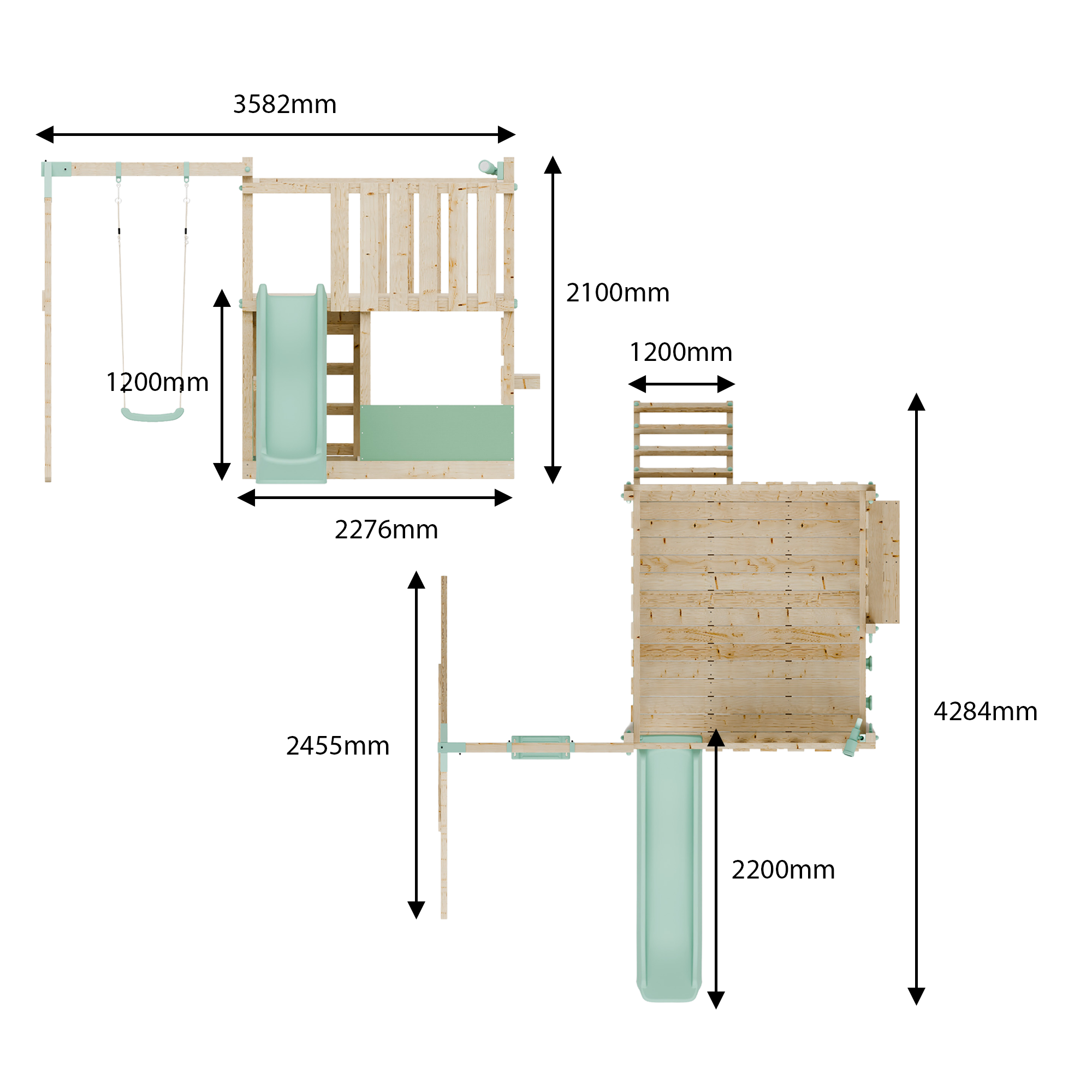 LittleSummit Tower with Swing