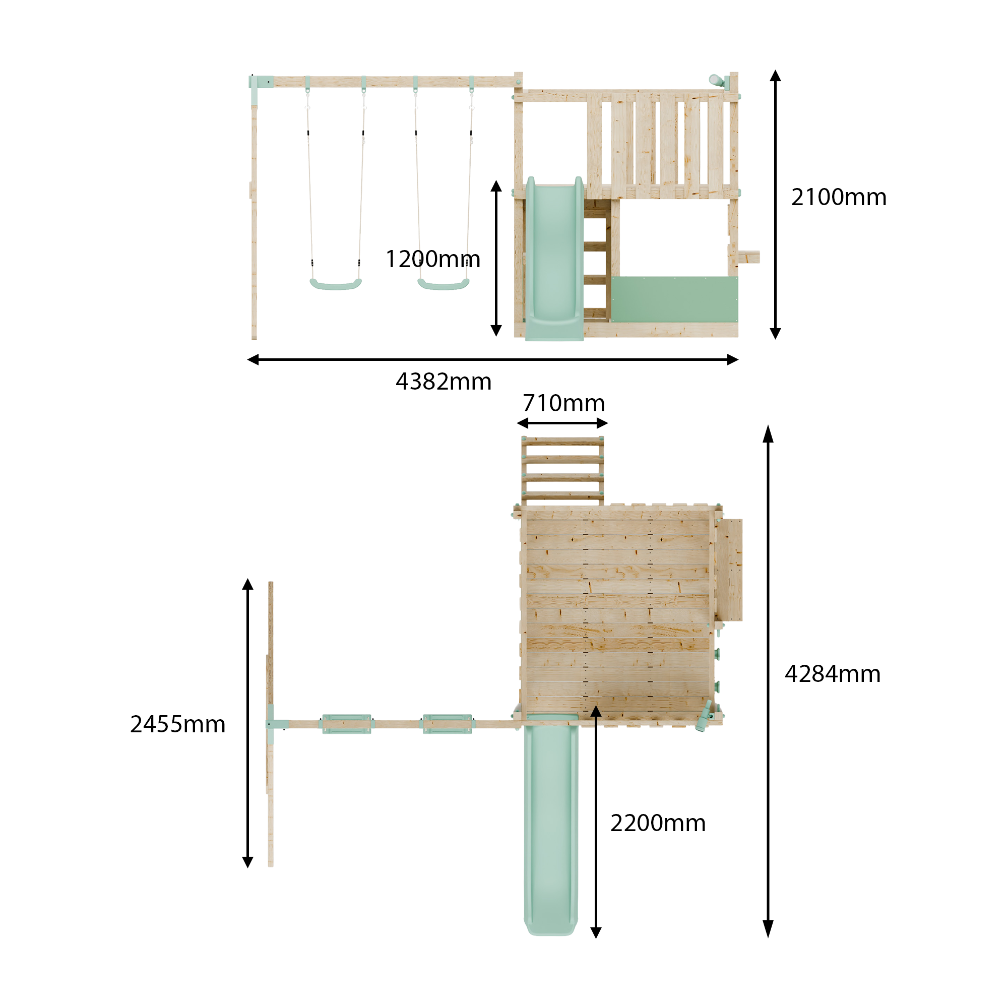 LittleSummit Tower with Double Swing