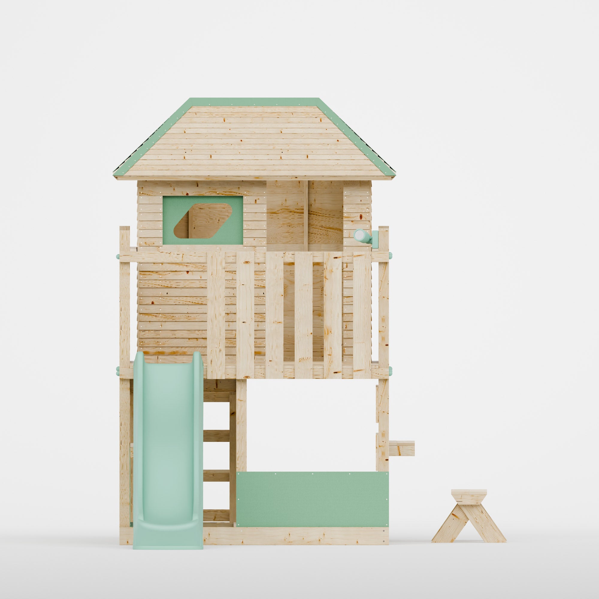 LittleSummit Tower with Large Playhouse