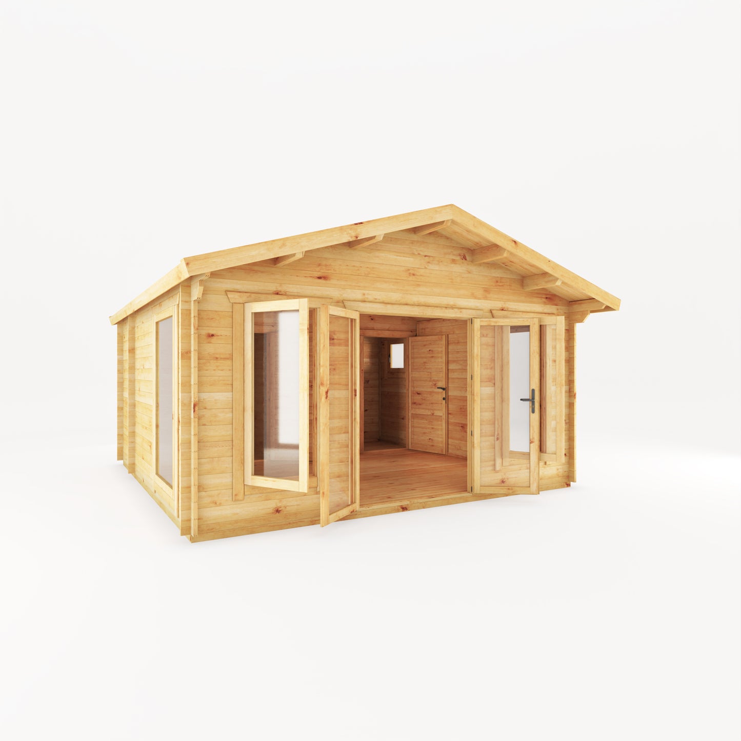 5 x 5m Brambling Premium Log Cabin