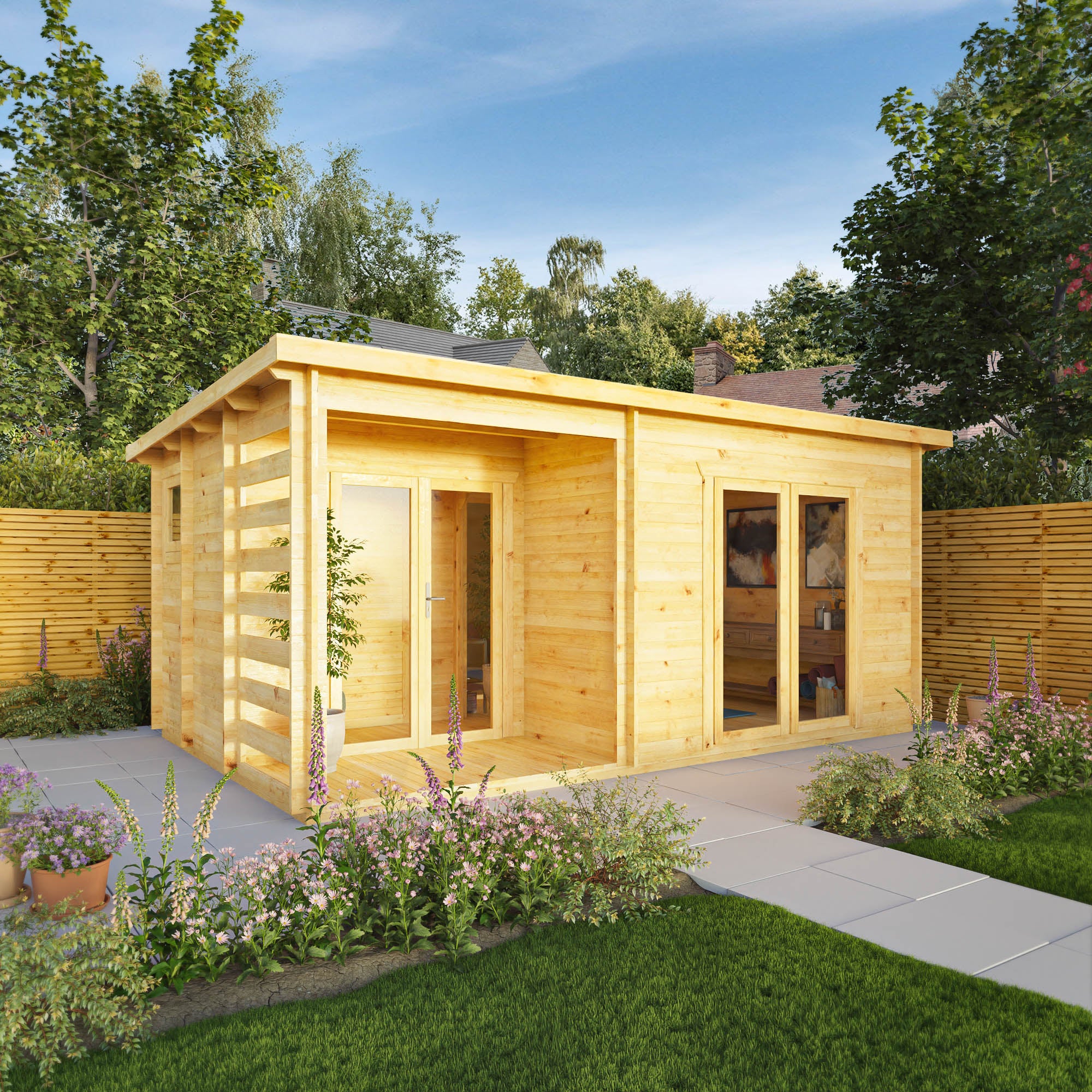 6 X 4m Goldfinch Premium Log Cabin Waltons 6-x-4m-goldfinch-premium-log-cabin-waltons