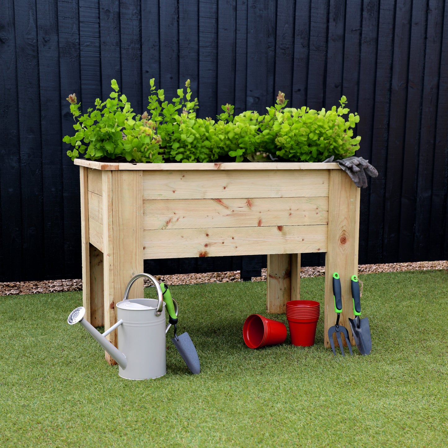 The Petal 1m Freestanding Wooden Planter