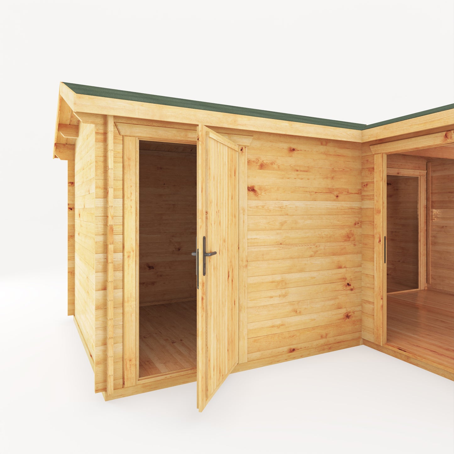 6 x 6m Redwing Premium Log Cabin