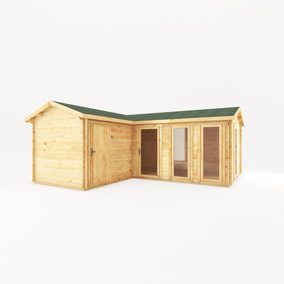 6 x 6m Redwing Premium Log Cabin