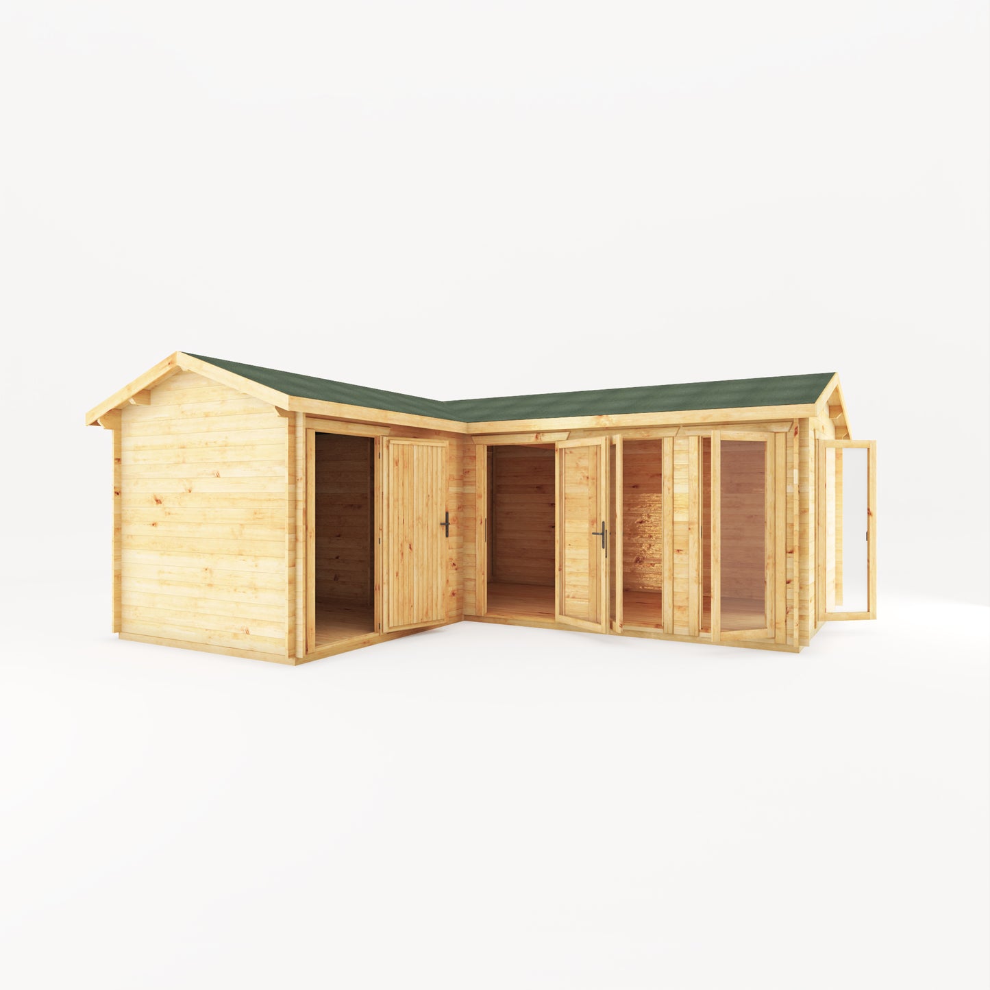 6 x 6m Redwing Premium Log Cabin