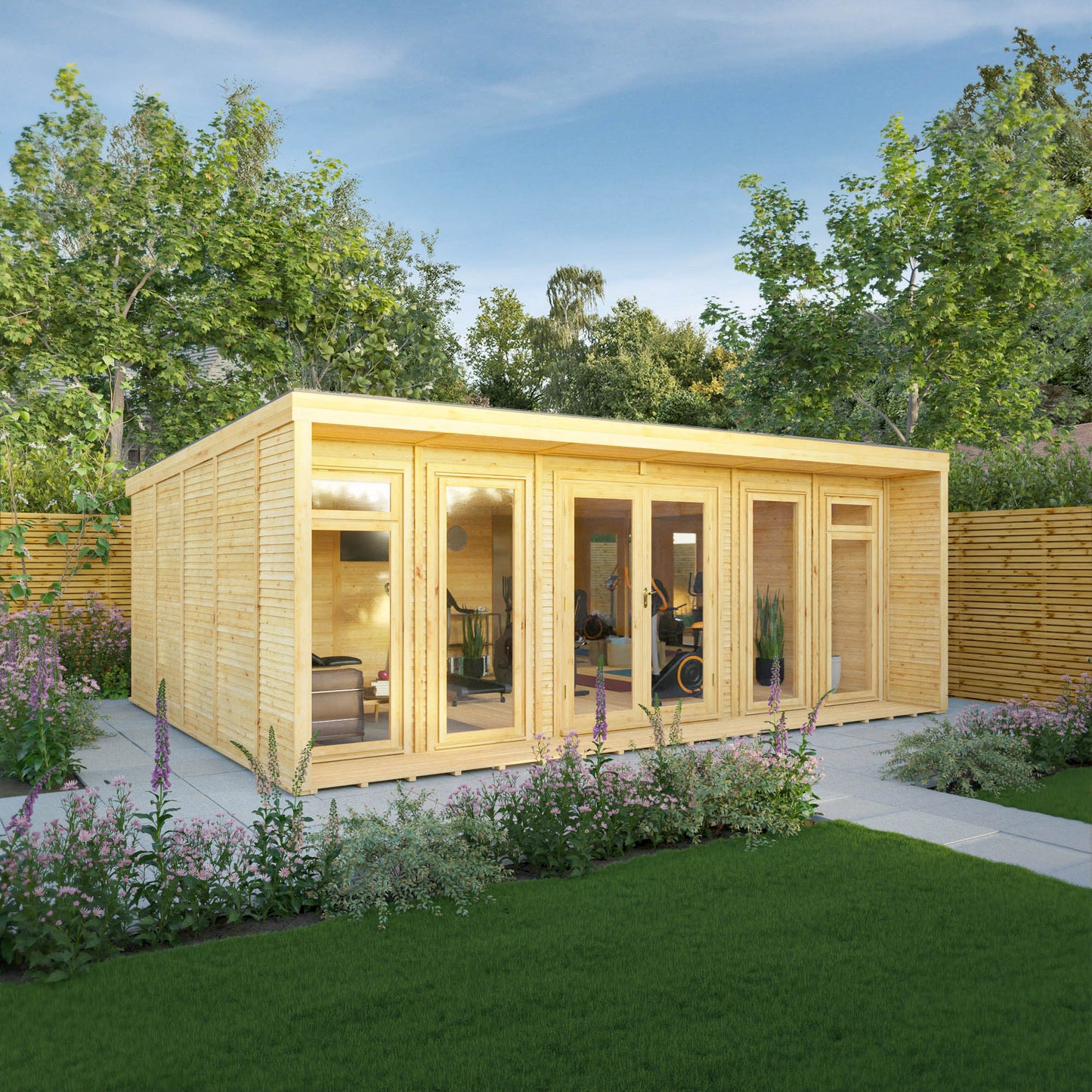 The Creswell 6m x 4m Premium Insulated Garden Room