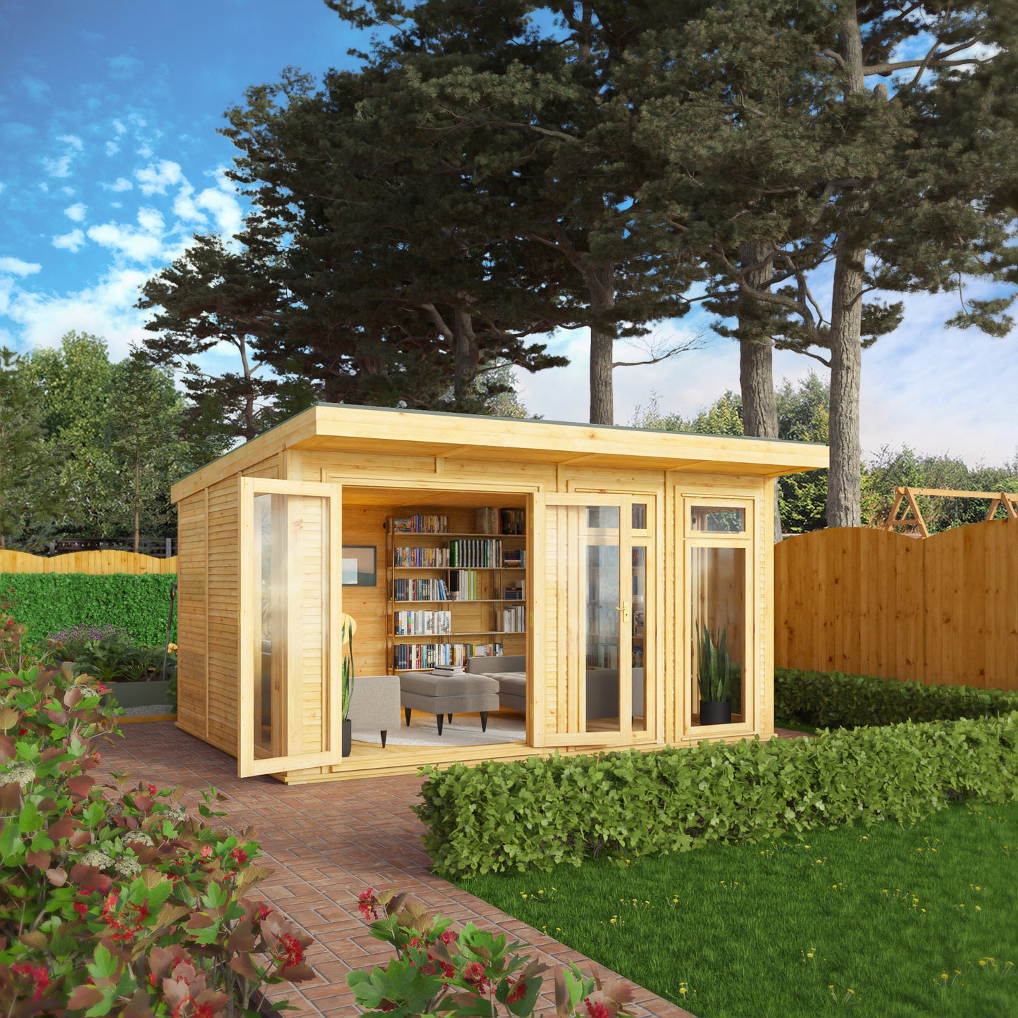 The Edwinstowe 4m x 3m Premium Insulated Garden Room