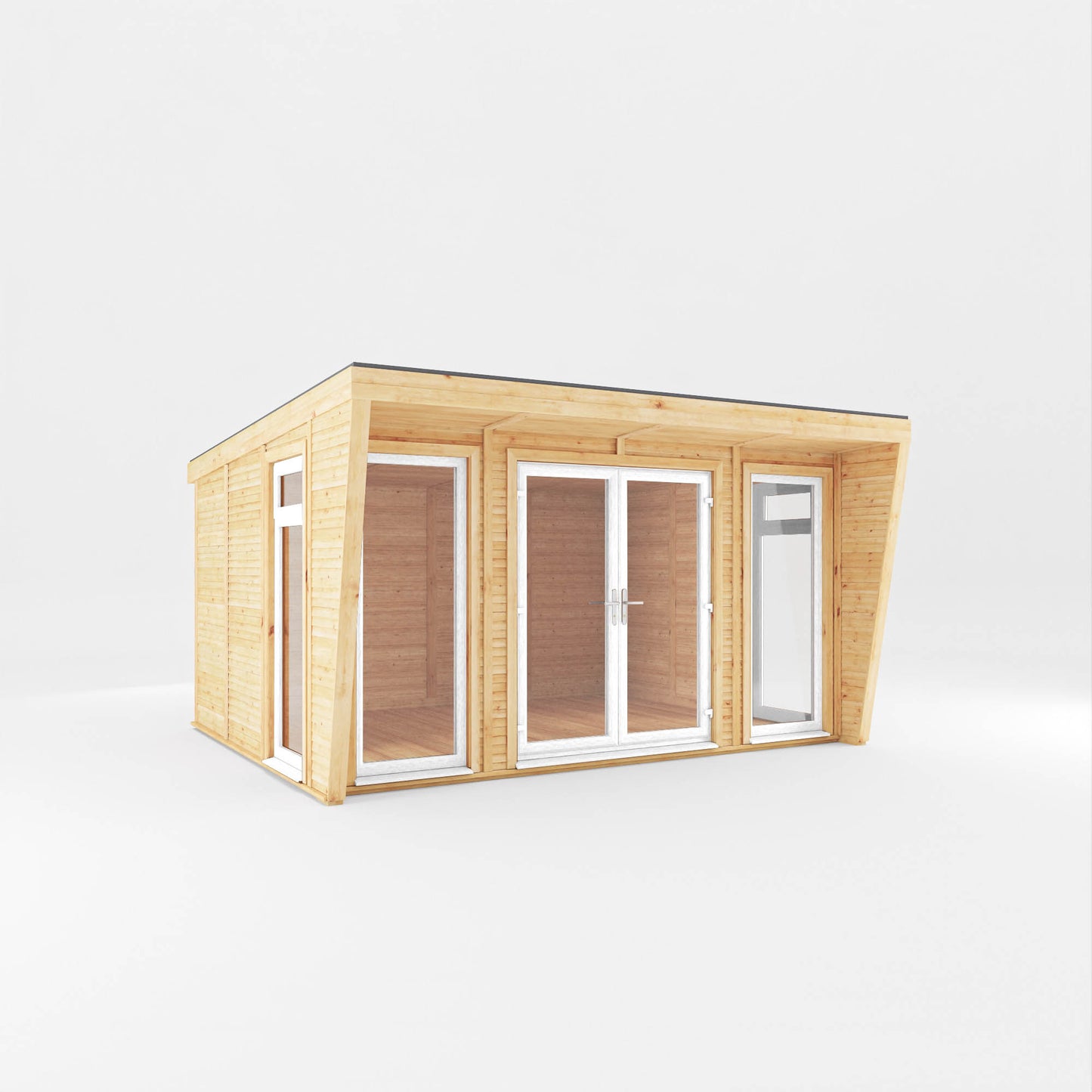 The Harlow 4m x 3m Premium Insulated Garden Room with White UPVC