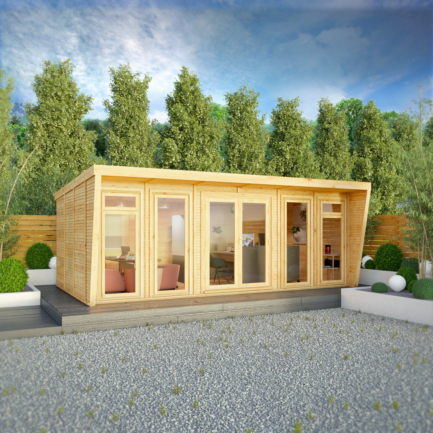 The Harlow 6m x 3m Premium Insulated Garden Room