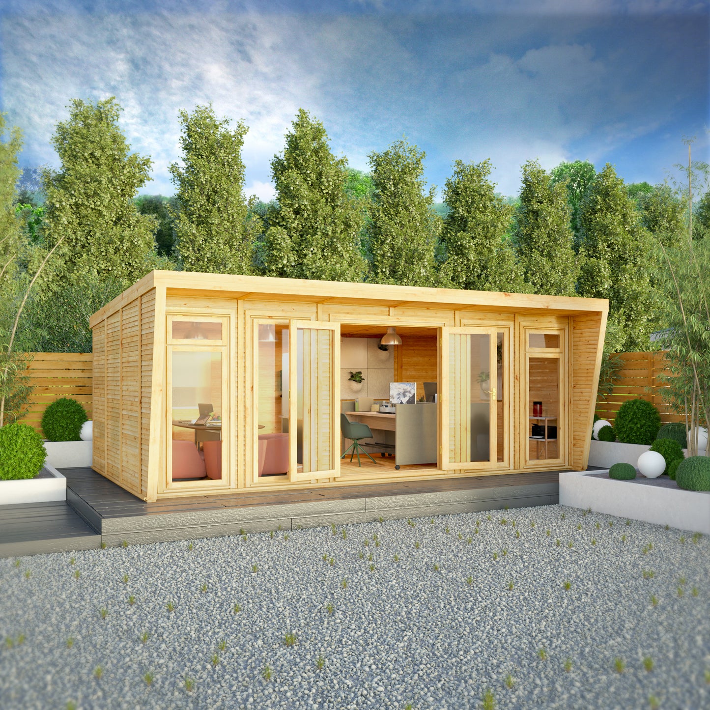 The Harlow 6m x 3m Premium Insulated Garden Room