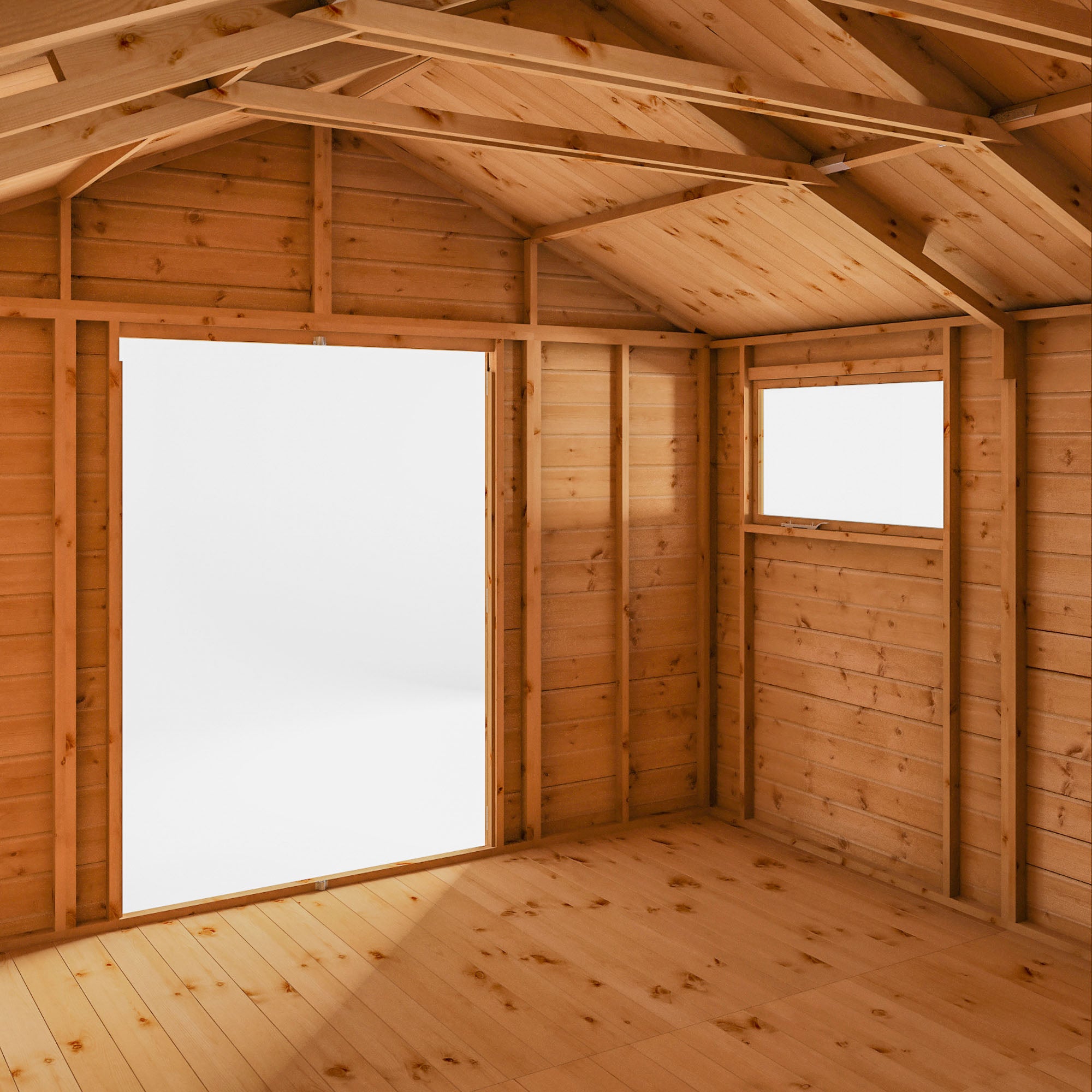 Refurbished 14 x 10 Premium Shiplap Apex Workshop