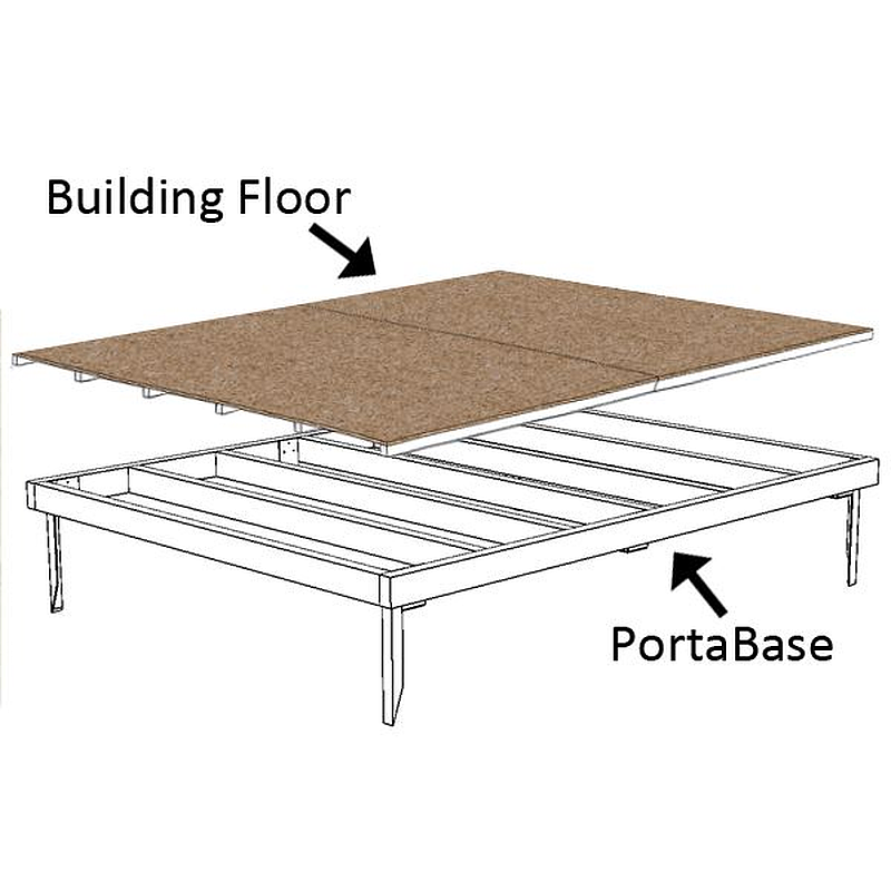 10 x 8 Wooden Base