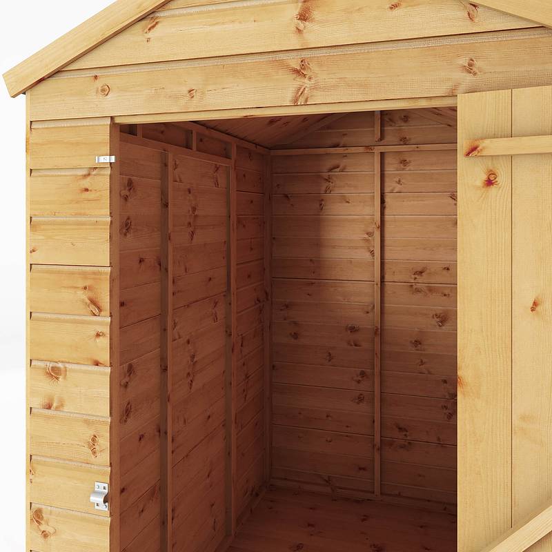 Refurbished 6 x 4 Shiplap Apex Windowless Wooden Shed