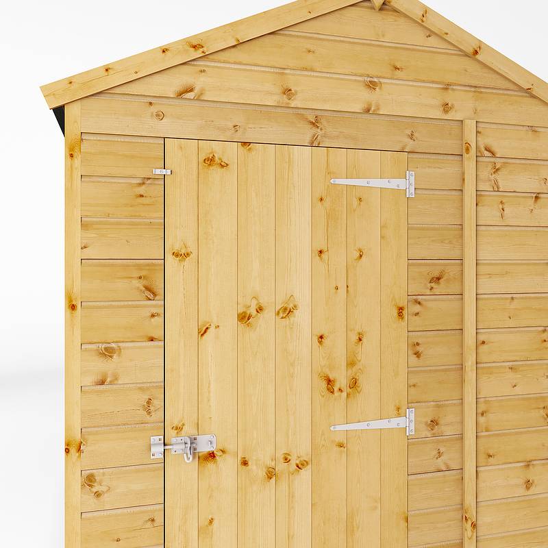 Refurbished 8 x 6 Shiplap Apex Windowless Wooden Shed