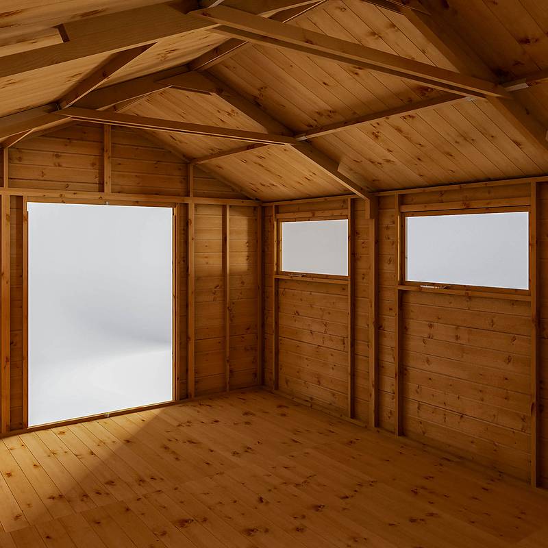 Refurbished 15 x 10 Premium Shiplap Apex Workshop