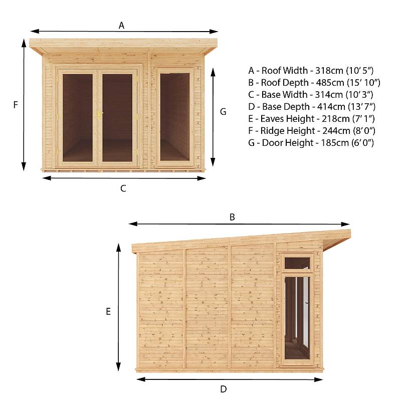 3 x 4m Insulated Garden Room