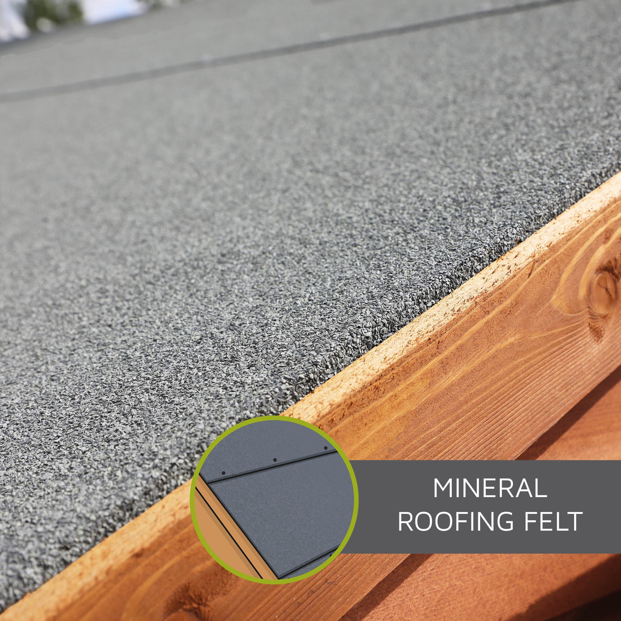 Refurbished 6 x 2.6' Value Overlap Double Door Pent Storage Shed