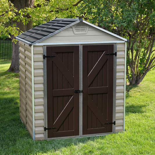 Canopia by Palram 6 x 5 Skylight Shed - Tan