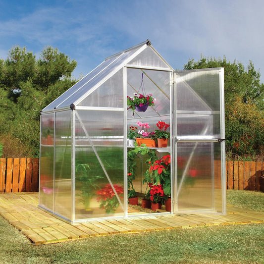 Canopia by Palram Mythos 6 x 4 Greenhouse - Silver