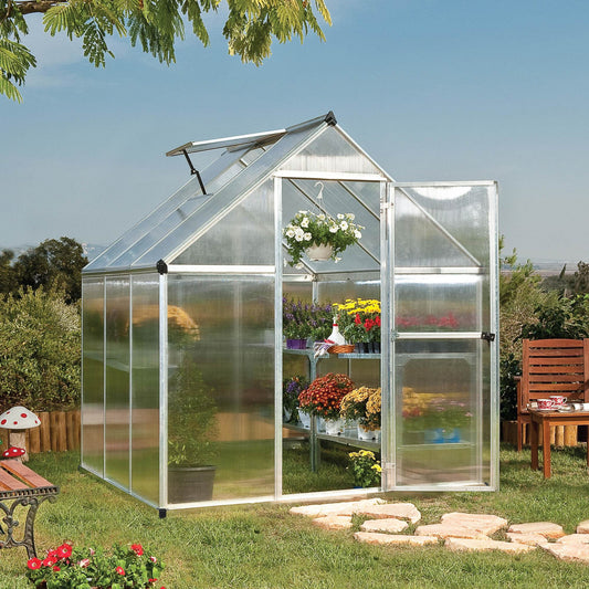 Canopia by Palram Mythos 6 x 6 Greenhouse - Silver
