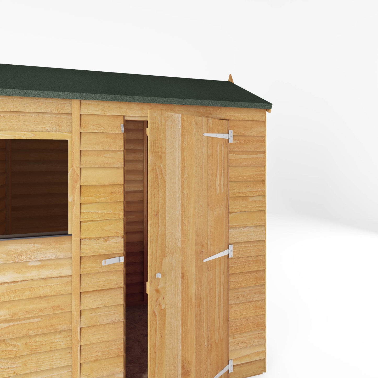 6 x 4 Overlap Reverse Apex Wooden Shed