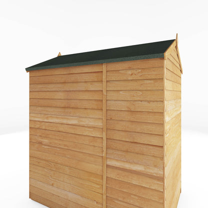 6 x 4 Overlap Reverse Apex Wooden Shed