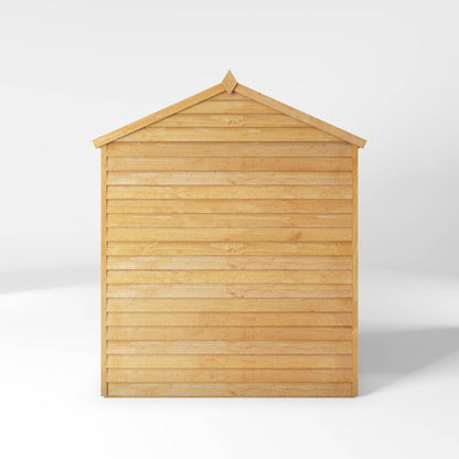 6 x 8 Overlap Reverse Apex Single Door Wooden Shed