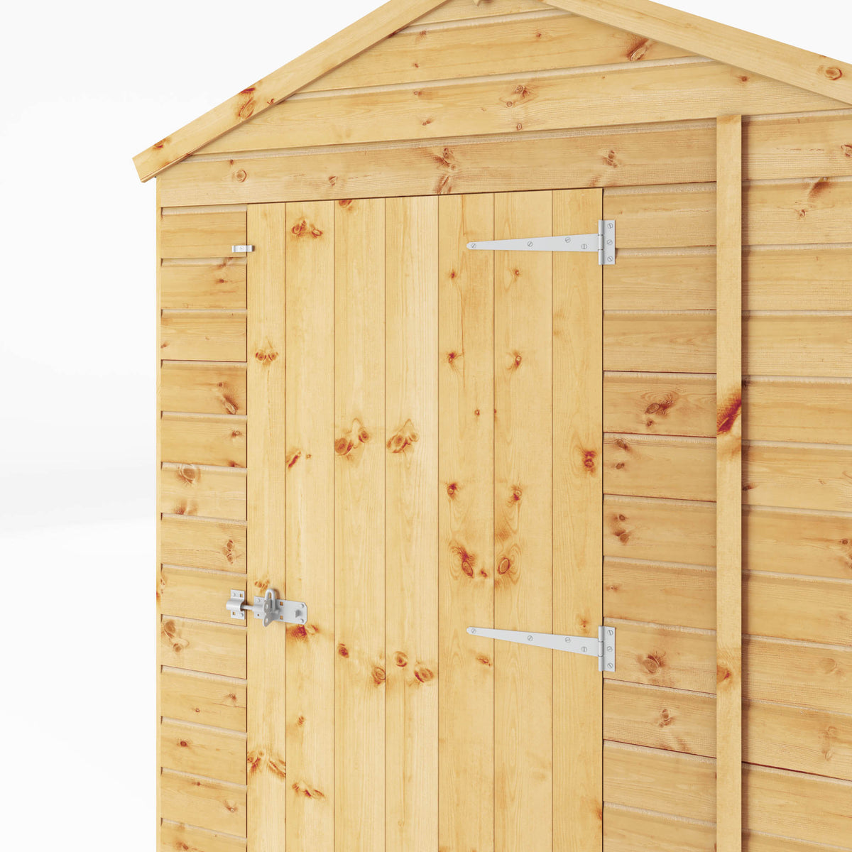Refurbished Pressure Treated 7 x 5 Shiplap Apex Wooden Shed