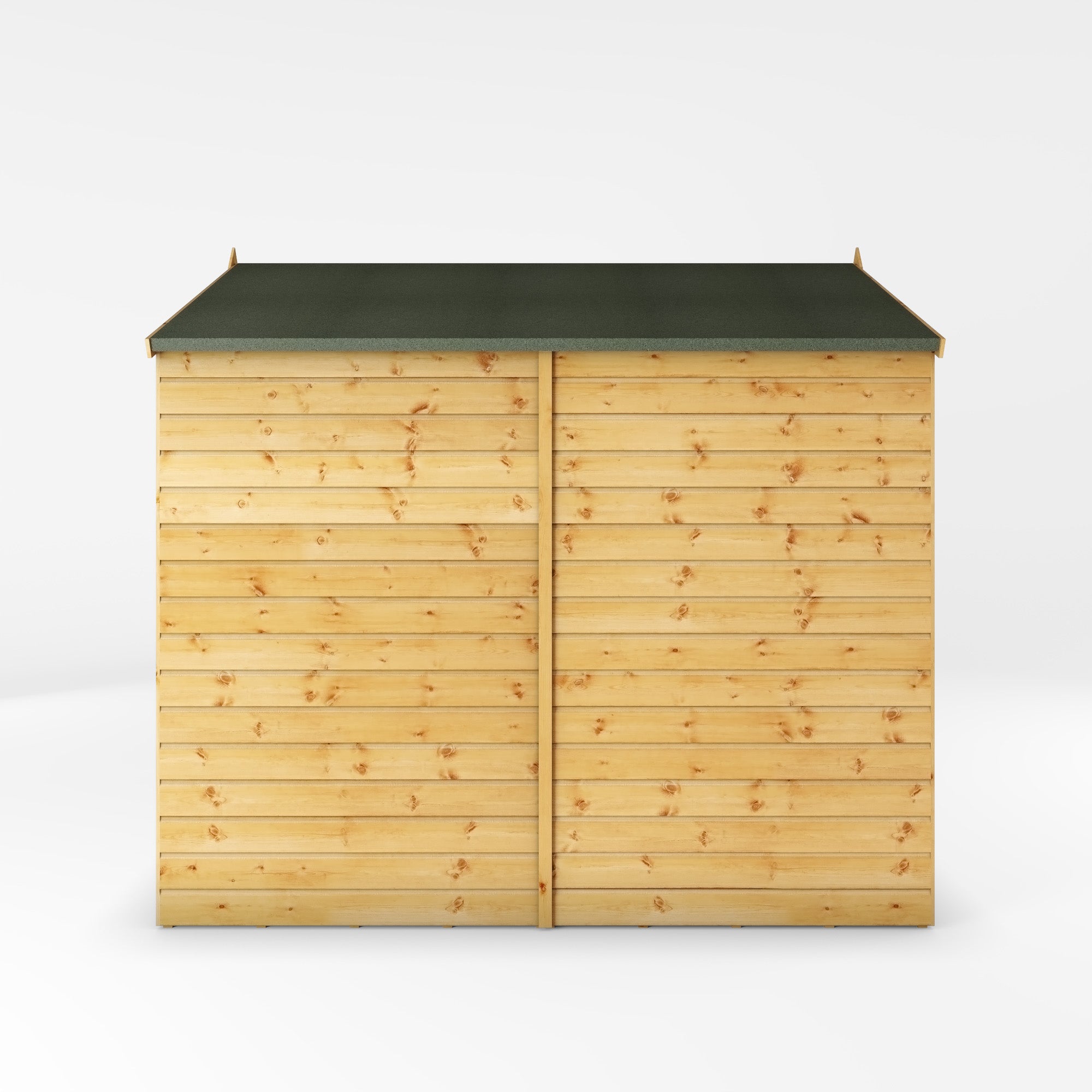 Refurbished 8 x 6 Shiplap Apex Windowless Wooden Shed