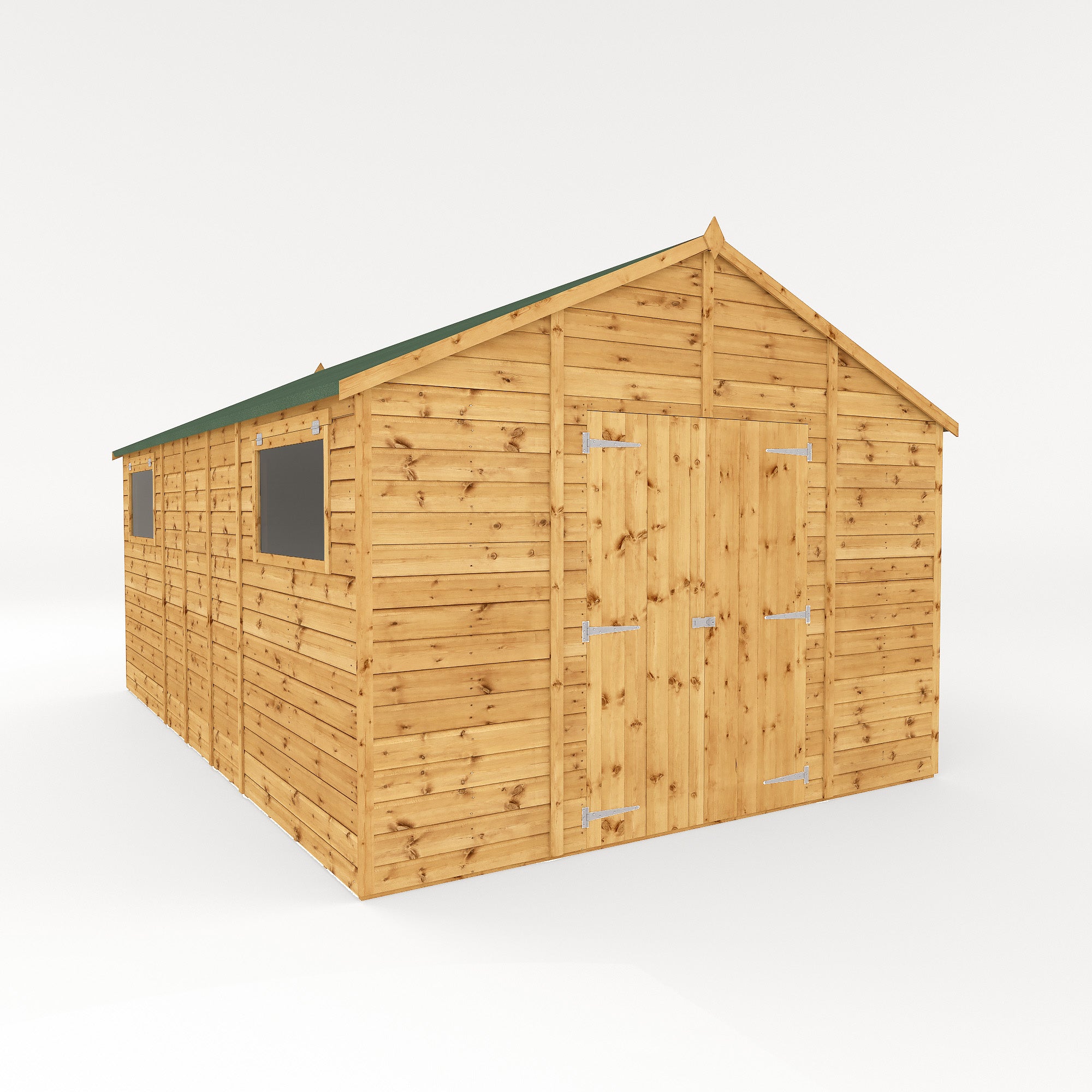 Refurbished 16 x 10 Premium Shiplap Apex Workshop