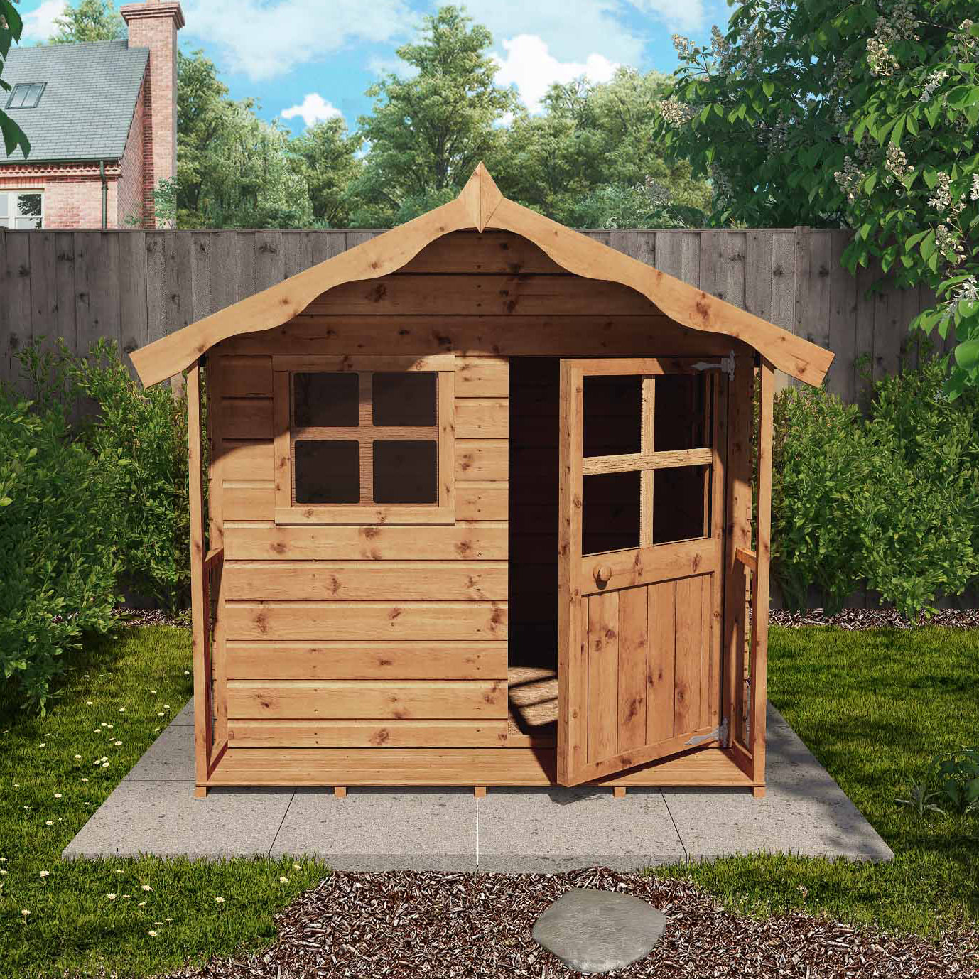 Luxury Wooden Wendy Houses Childrens Outdoor Wooden Garden Wendy