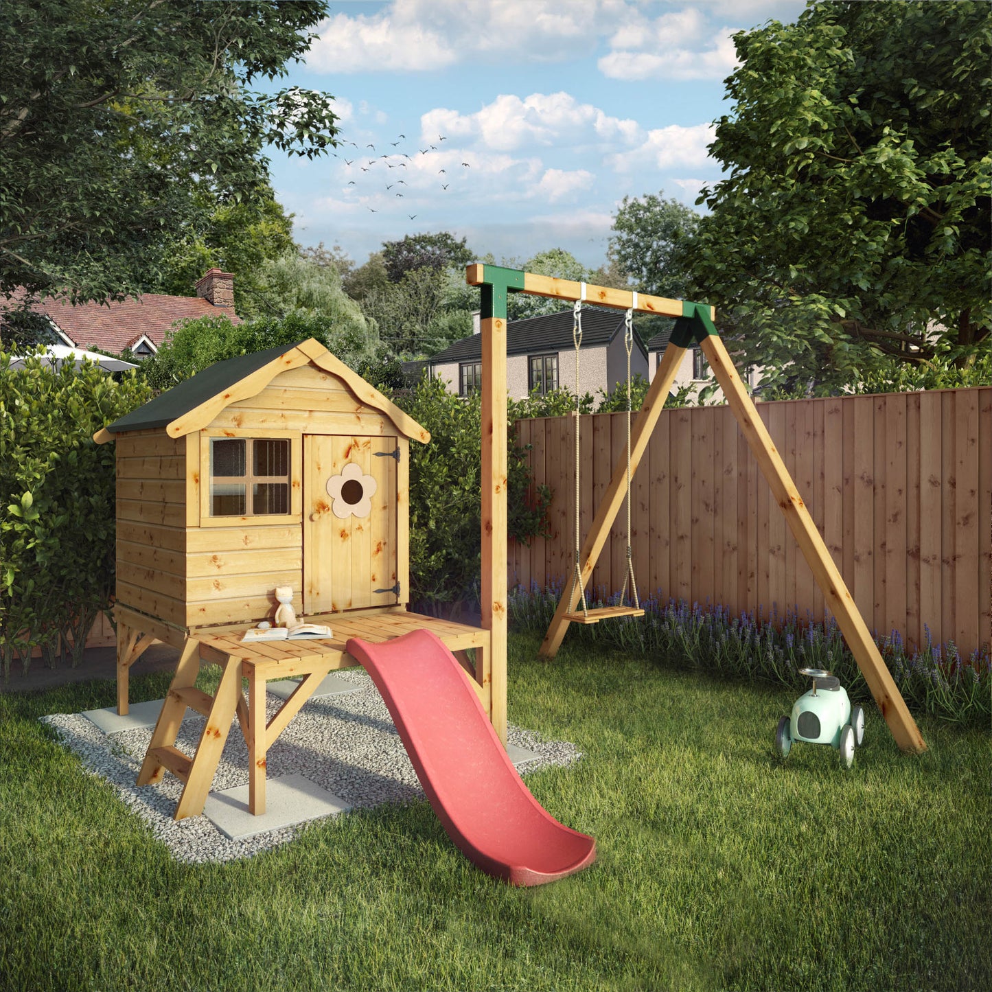 Snug Playhouse with Tower & Activity Set