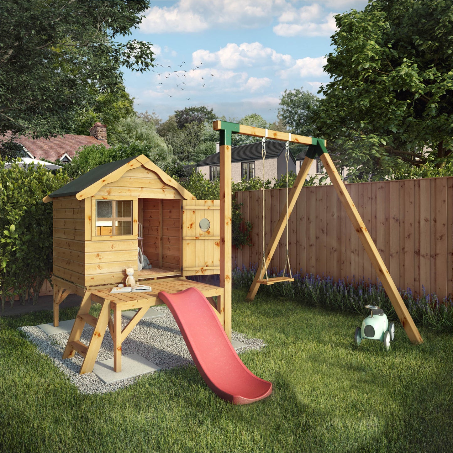 Snug Playhouse with Tower & Activity Set